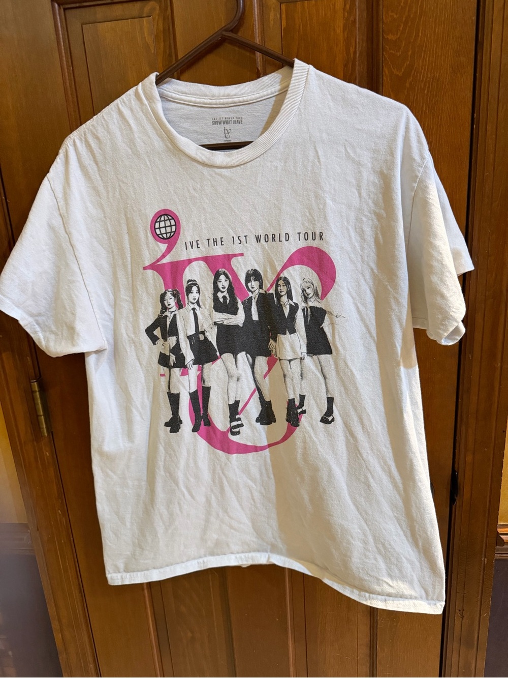 IVE Show What I Have World Tour Shirt White Large - Official K-Pop Concert Merch